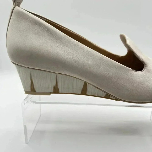 Franco Sarto Womens Cammera Wedges Pump Pointed Toe Leather upper 10 M - Picture 7 of 14